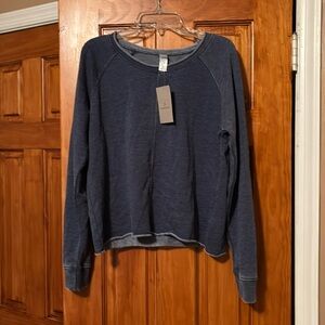Alternative Apparel Blue Crew Neck Sweater, NWT, size Small
